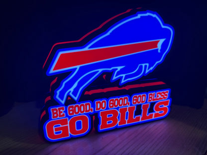 Buffalo Bills Be Good LED Light Box