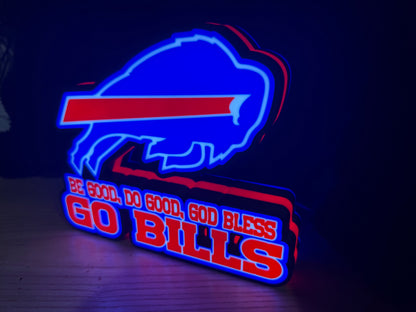 Buffalo Bills Be Good LED Light Box