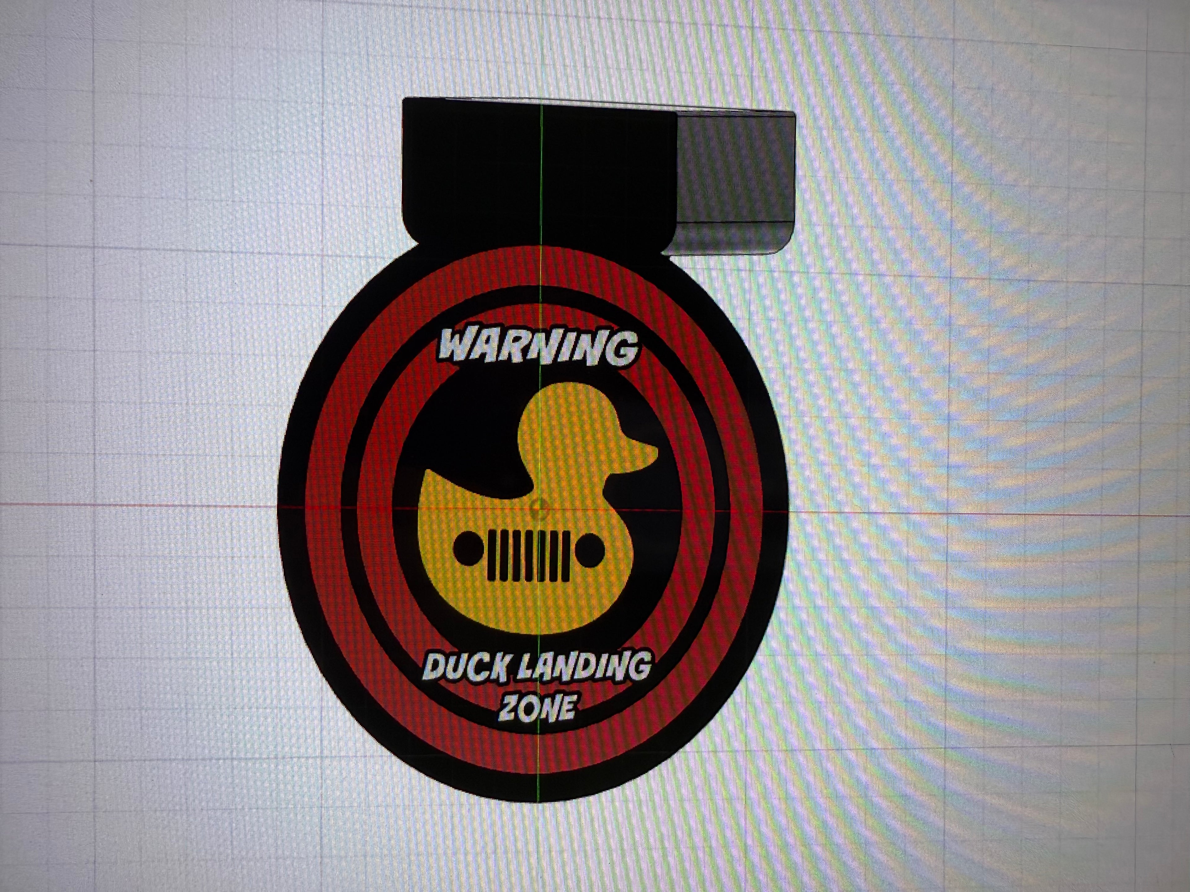 Magnetic Jeep Duck Landing Zone Duck Grill