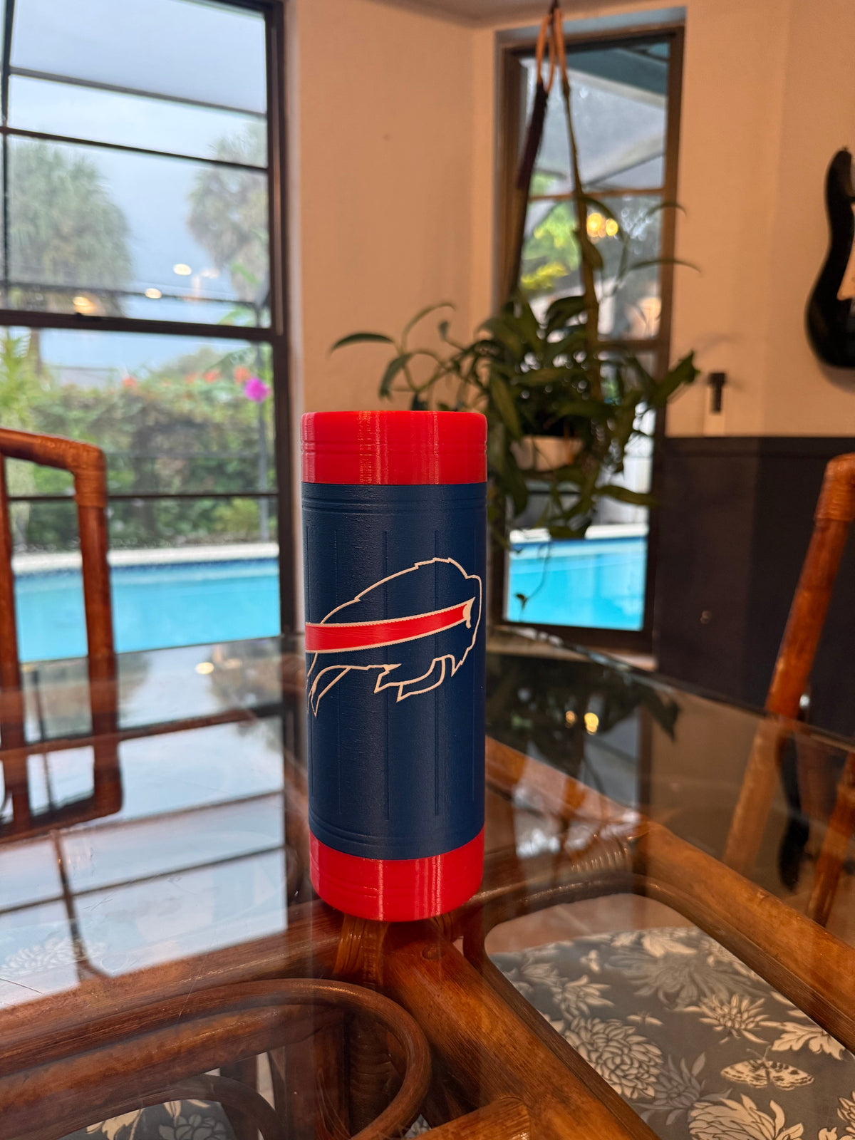 Stadium Bills Double Koozie featuring the Buffalo Bills logo