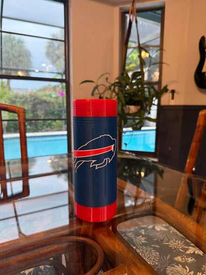 Stadium Bills Double Koozie featuring the Buffalo Bills logo