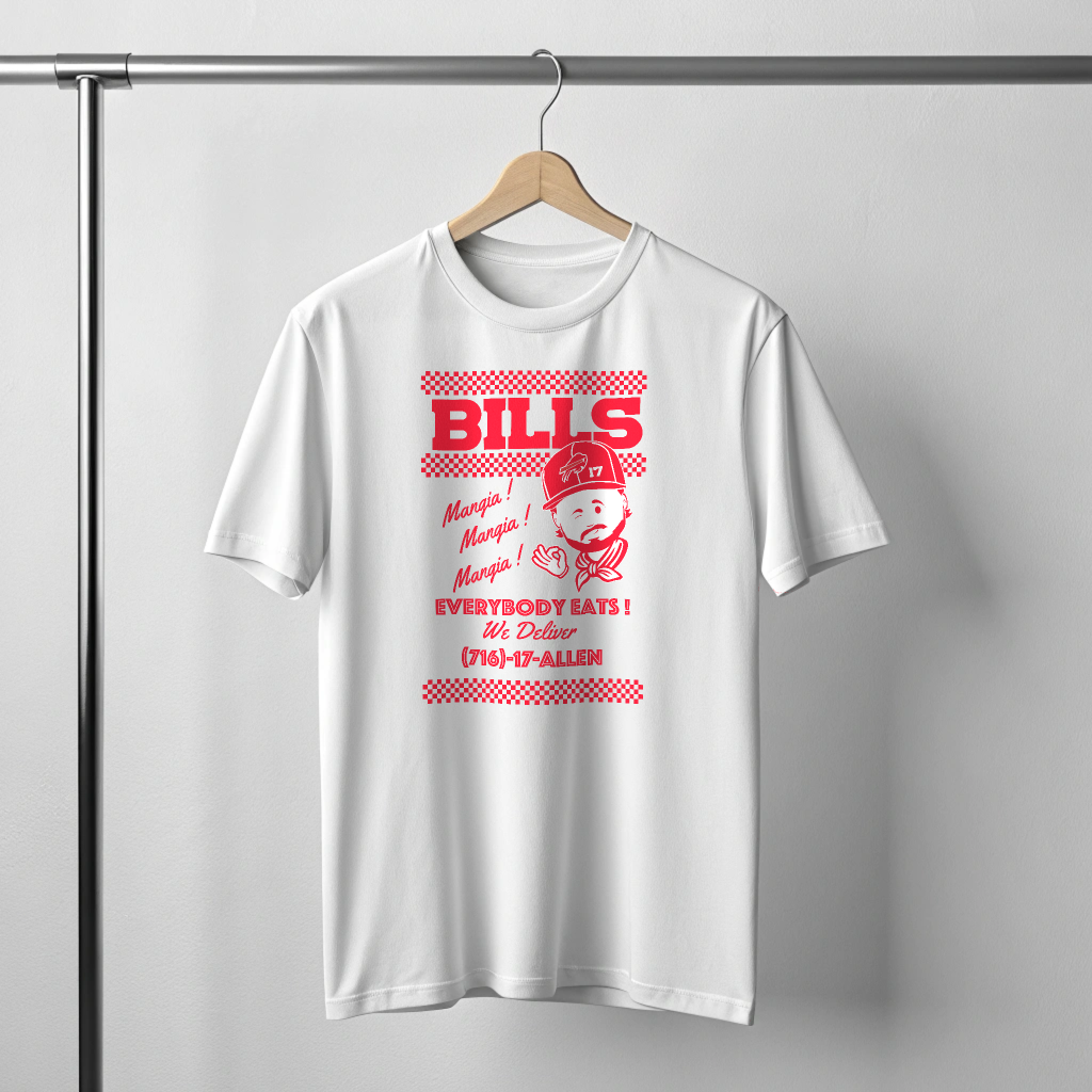 Mangia!Mangia!Mangia Everybody Eats T-Shirt